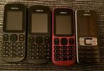 4 oude Nokia telefoons, Telecommunicatie, Mobiele telefoons | Nokia, Ophalen of Verzenden, Gebruikt, Geen camera, Overige kleuren
