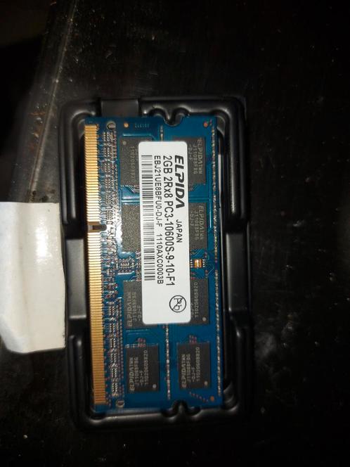 Elpida 2GB DDR3 Laptop Geheugen, Computers en Software, RAM geheugen, Gebruikt, Laptop, DDR3, Ophalen of Verzenden