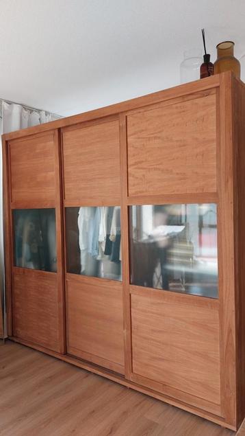 Grote houten kast - Roomdivider - 250x220x65cm beschikbaar voor biedingen
