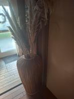 Vaas met pluimen - decoratief, Ophalen, Overige materialen, Overige kleuren, Zo goed als nieuw