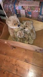 Berenfamilie Vintage 3 stuks., Verzamelen, Ophalen of Verzenden, Zo goed als nieuw, Stoffen beer, Overige merken