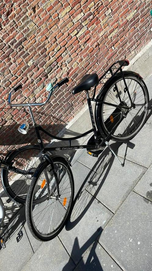 Run & Bike Old Dutch damesfiets – Zwart – Goede staat, Fietsen en Brommers, Fietsen | Dames | Omafietsen, Zo goed als nieuw, 50 tot 53 cm