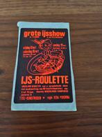1832 Sticker Bintage IJsroulette Show Tilburg, Ophalen of Verzenden