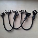 3 zwanenhals microfoon klemmen., Muziek en Instrumenten, Microfoons, Ophalen of Verzenden, Zo goed als nieuw