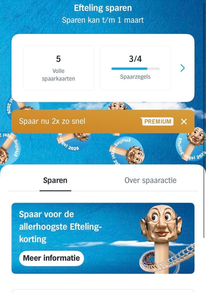 Lidl mini zegels gezocht efteling zegels als ruil, Eén persoon, Kortingsbon