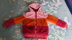 Fluffy winterjas reversable mt 134/140 roze rood bruin, Kinderen en Baby's, Kinderkleding | Maat 134, Meisje, Ophalen of Verzenden