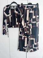 Primark dames tweedelig set huispak s 36 bruin, Verzenden, Zo goed als nieuw, Maat 36 (S), Beige