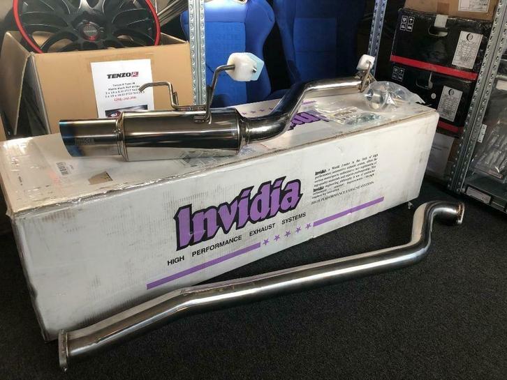 Invidia N1 Single Tit. Tip catback uitlaat - Impreza 08-14, Auto diversen, Tuning en Styling, Ophalen of Verzenden