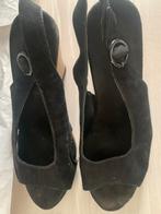 Van Haren Zwarte Sleehakken - Maat 37, Kleding | Dames, Schoenen, Zwart, Ophalen of Verzenden, Schoenen met hoge hakken, Gedragen