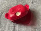 Tupperware Magnetronschaal 475ml - Rood, Ophalen of Verzenden, Gebruikt