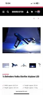 Belvedere Vodka Glorifier Vliegtuig airplane LED - Zeldzaam!, Ophalen of Verzenden, Gebruikt, Lichtbak of (neon) lamp