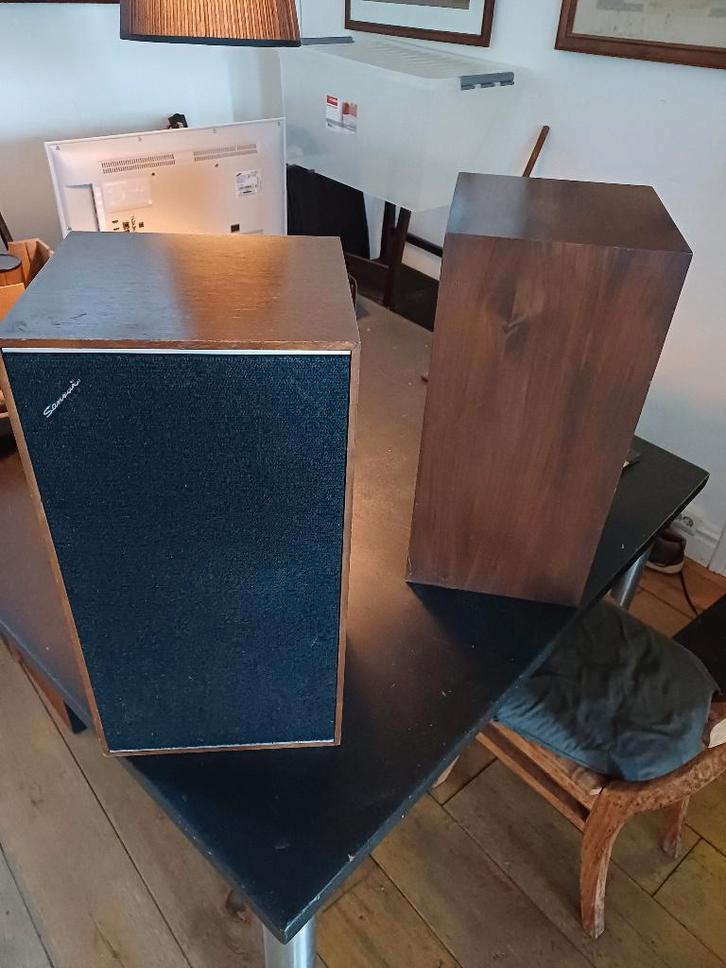 Sansui ES-200 speakers, Audio, Tv en Foto, Luidsprekers, Gebruikt, Front, Rear of Stereo speakers, Minder dan 60 watt, Overige merken