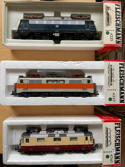 Fleischmann e-locs, Hobby en Vrije tijd, Modeltreinen | H0, Zo goed als nieuw, Locomotief, Gelijkstroom, Fleischmann, Analoog