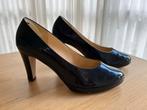 GABOR donkerblauwe lakschoenen pumps hoge hakken mt. 39, Gedragen, Blauw, Ophalen of Verzenden, Gabor