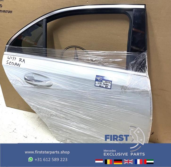 V177 A KLASSE SEDAN PORTIER COMPLEET WIT RECHTSACHTER DEUR o, Auto-onderdelen, Carrosserie en Plaatwerk, Deur, Mercedes-Benz, Achter