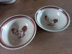 2 oude kommetjes, haan, Antiek en Kunst, Ophalen of Verzenden