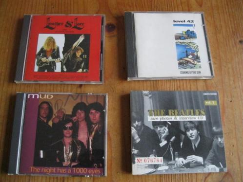 4 originele cd's (Leather&Lace / Mud / Level42 / TheBeatles), Cd's en Dvd's, Cd's | Pop, Gebruikt, 2000 tot heden, Ophalen of Verzenden