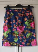 King Louie rok blauw gebloemd maat S zgan, Blauw, Ophalen of Verzenden, Zo goed als nieuw, King Louie