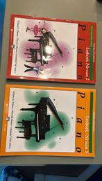 Lesboek alfred’s basic piano library niveau 2&3, Ophalen, Gebruikt, Wit