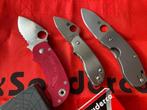 3x Spyderco (titanium, sprint run, collectors’ items, Ophalen of Verzenden, Overige soorten, Amerika, Mes of Dolk