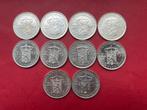Wilhelmina  mooie complete serie Rijksdaalders  1929-1943D, Postzegels en Munten, Munten | Nederland, Setje, Zilver, Ophalen of Verzenden