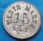 Duitsland WERTH-MARKE 15 PFENNIG 1871-1948, Postzegels en Munten, Penningen en Medailles, Overige materialen, Buitenland, Verzenden