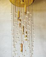 Vintage grote casade kroonluchter, Huis en Inrichting, Lampen | Hanglampen, Ophalen