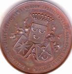 HOLLANDSCHE MAATSCHAPPIJ VAN LANDBOUW AFDEELING ALFEN....., Postzegels en Munten, Penningen en Medailles, Ophalen of Verzenden