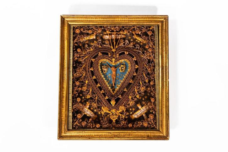 Kloosterwerk met relieken, De Scillitaanse martelaren, Antiek en Kunst, Antiek | Religie, Ophalen of Verzenden