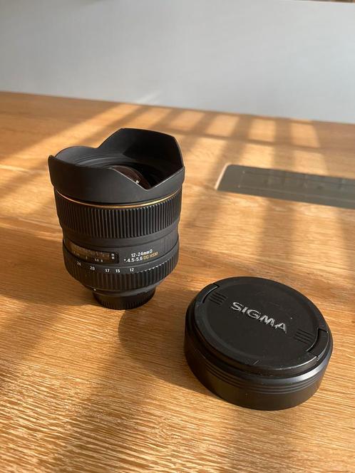Sigma 12-24 groothoek Nikon fullframe, Audio, Tv en Foto, Fotografie | Lenzen en Objectieven, Gebruikt, Groothoeklens, Zoom, Ophalen of Verzenden
