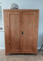 Robuuste en massieve teakhouten kast, Huis en Inrichting, Ophalen, Gebruikt, 70 tot 120 cm, 40 tot 80 cm