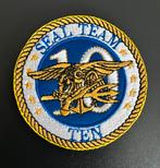 US Navy Seal team 10 patch (velcro), Verzamelen, Ophalen of Verzenden, Marine, Amerika, Embleem of Badge