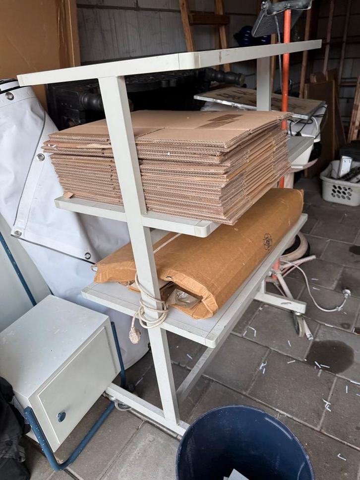 Verrijdbare stelling/tafel, Huis en Inrichting, Bureaus, Ophalen of Verzenden