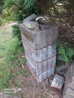 4 bloembakken, beton/grind 60x40 cm, Ophalen, Gebruikt, Rond, Minder dan 60 cm