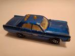 Plymouth Fury Police Car Majorette 1/70 met driekwart licht, Ophalen of Verzenden, Gebruikt, Auto