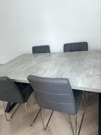 Eettafel incl. stoelen en salontafel moet weg!, Huis en Inrichting, Tafels | Eettafels, Ophalen, 100 tot 150 cm, 50 tot 100 cm