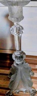 Val Saint lambert kandelaar, Ophalen of Verzenden