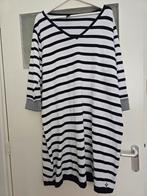 Gestreepte adia jurk, maat 46-48, Adia, Ophalen of Verzenden, Gedragen, Zwart