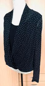 Purdey blauw/witte blouse maat M, Kleding | Dames, Ophalen of Verzenden, Zo goed als nieuw, Maat 38/40 (M), Blauw