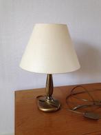schemerlamp met messing voet, Ophalen of Verzenden, Gebruikt, Metaal, Minder dan 50 cm