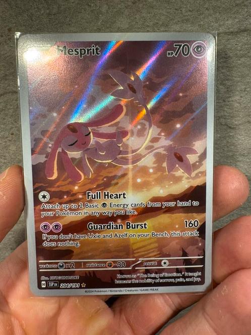 ‘Vliegende konijn’ volgens mijn vriendin (mesprit 204), Hobby en Vrije tijd, Verzamelkaartspellen | Pokémon, Nieuw, Losse kaart