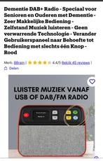 Dementie Radio - Eenvoudige Bediening, Ophalen of Verzenden, Zo goed als nieuw, Radio