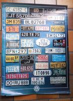 Poster: VW Autonummerborden uit de hele wereld, Ophalen, Deurposter of groter, Overige onderwerpen, Rechthoekig Staand