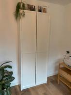 BILLY / OXBERG kast wit met deuren, Huis en Inrichting, Kasten | Boekenkasten, Ophalen, Gebruikt, 200 cm of meer, Eikenhout