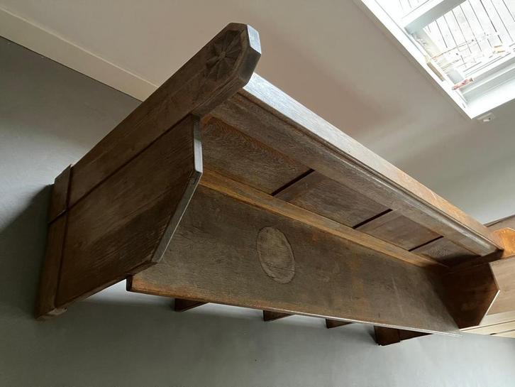 Mooie Kerkbank - 210cm Lang, Antiek en Kunst, Antiek | Meubels | Stoelen en Banken, Ophalen of Verzenden
