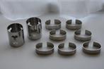Stelton en Alessi Girotondo servetringen en Cylinda slalepel, Ophalen of Verzenden, Gebruikt