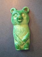 Szolnay Hongarije Groen Glazen Beertje, Antiek en Kunst, Antiek | Keramiek en Aardewerk, Ophalen of Verzenden