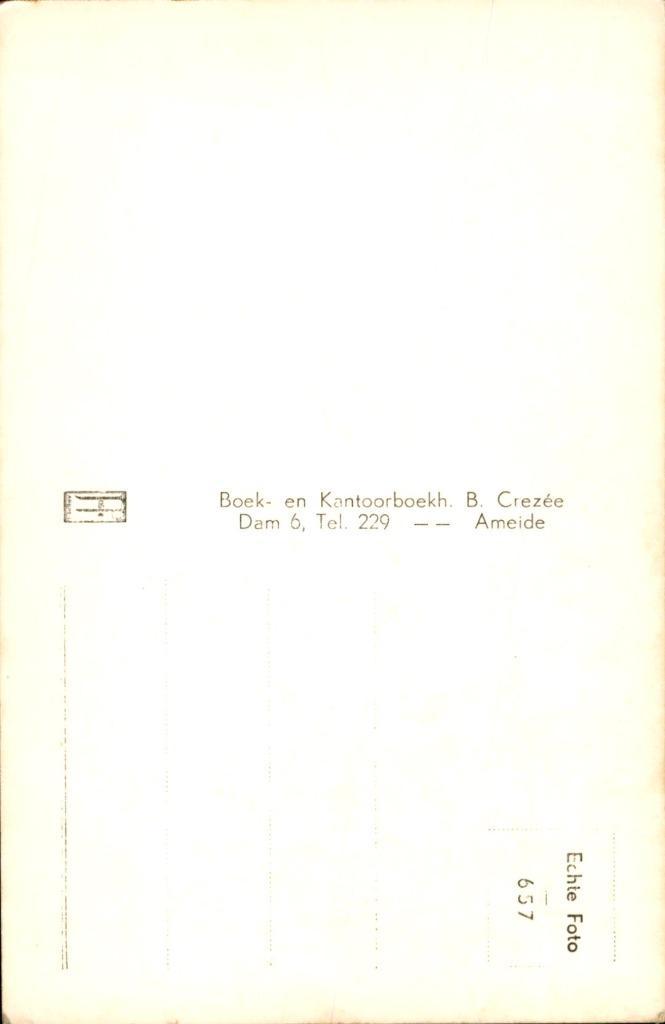 Ameide Raadhuis 1644, Verzamelen, Ansichtkaarten | Nederland, Gelopen, Zuid-Holland, Voor 1920, Ophalen of Verzenden
