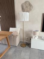 IKEA Vloerlamp goud Skaftet & lampkap Kungshult, Huis en Inrichting, Lampen | Vloerlampen, Ophalen, Gebruikt, Metaal, 150 tot 200 cm