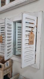 Spiegel met luikjes. Hout, Huis en Inrichting, Minder dan 50 cm, Nieuw, Ophalen of Verzenden, Minder dan 100 cm